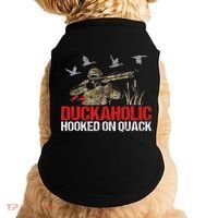 Duckoholic Hooked On Quack Funny Duck Hunting Hunter Gift Doggie Tank thumb 0