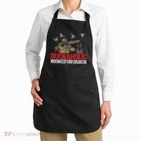 Duckoholic Hooked On Quack Funny Duck Hunting Hunter Gift Apron thumb 2