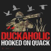 Duckoholic Hooked On Quack Funny Duck Hunting Hunter Gift Beanie thumb 2