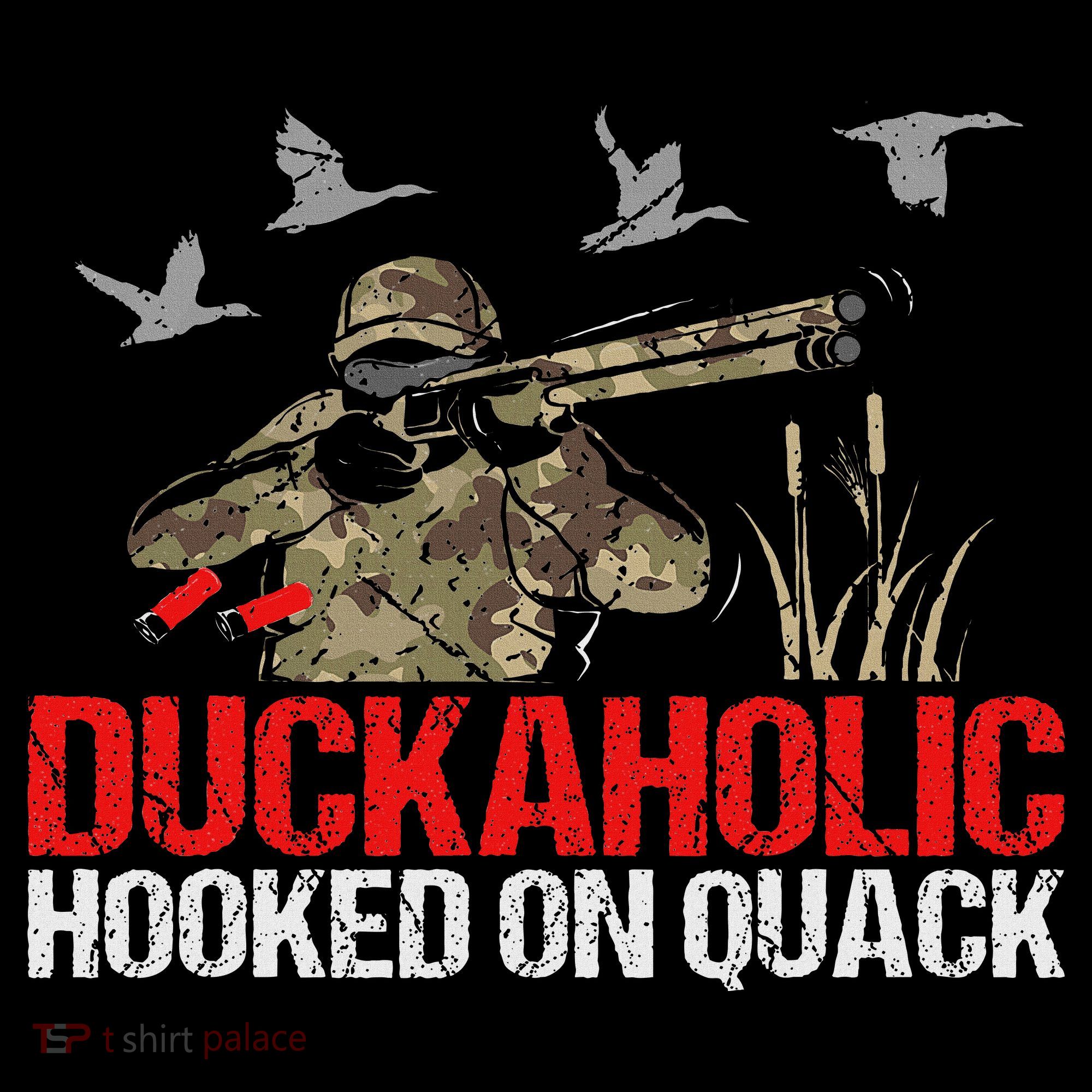 Duckoholic Hooked On Quack Funny Duck Hunting Hunter Gift Women's Hoodie