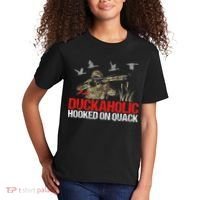 Duckoholic Hooked On Quack Funny Duck Hunting Hunter Gift Kids T-Shirt thumb 2