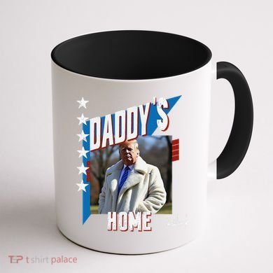 DaddyS Home Patriotic Donald Trump Coffee Mug back