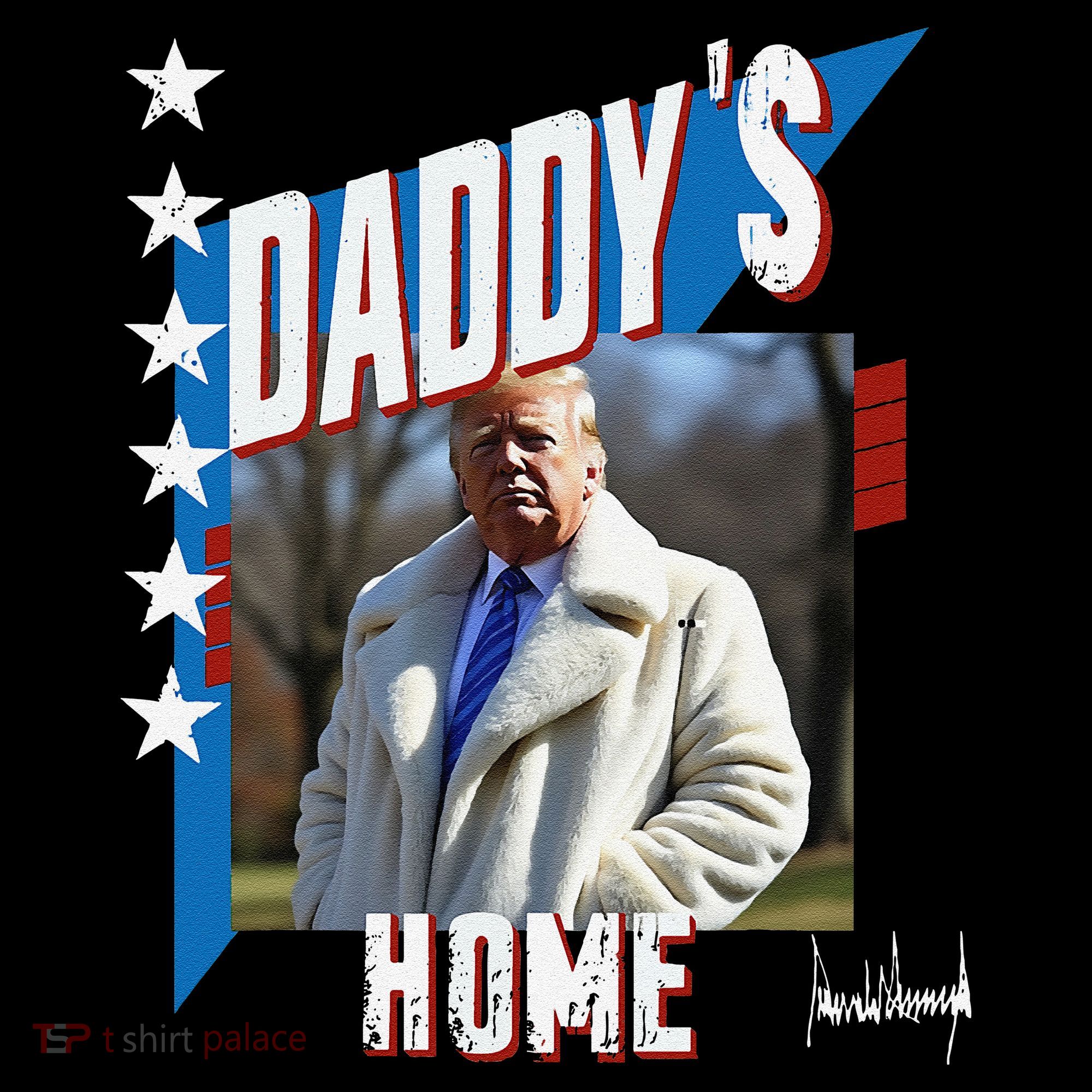 DaddyS Home Patriotic Donald Trump Women's Hoodie