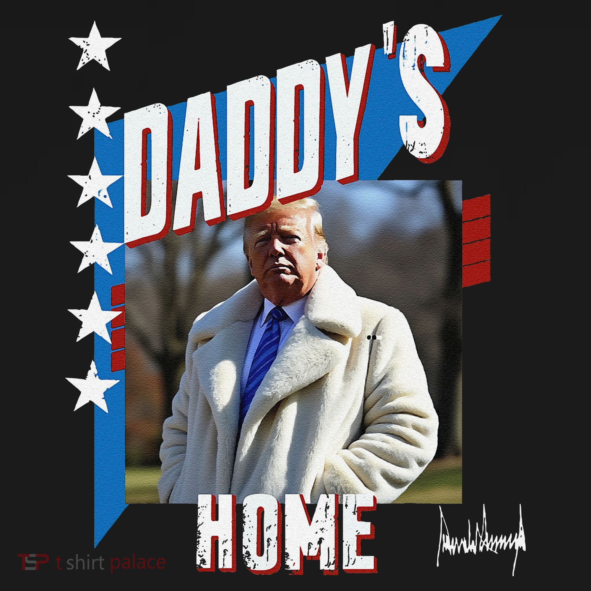 DaddyS Home Patriotic Donald Trump Women's Tank Top