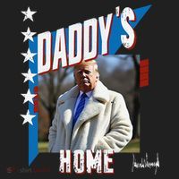 DaddyS Home Patriotic Donald Trump Golf Towel thumb 3