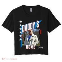 DaddyS Home Patriotic Donald Trump Women's Crop Top Tee thumb 0