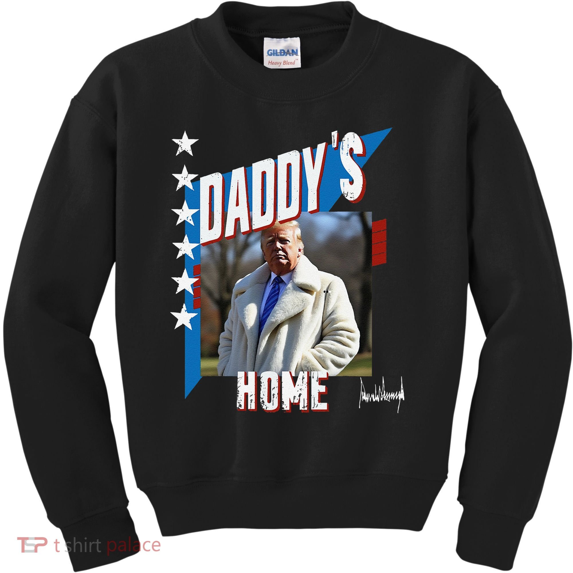 DaddyS Home Patriotic Donald Trump Kids Sweatshirt