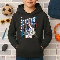 DaddyS Home Patriotic Donald Trump Kids Hoodie thumb 2