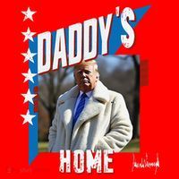 DaddyS Home Patriotic Donald Trump Santa Hat thumb 1