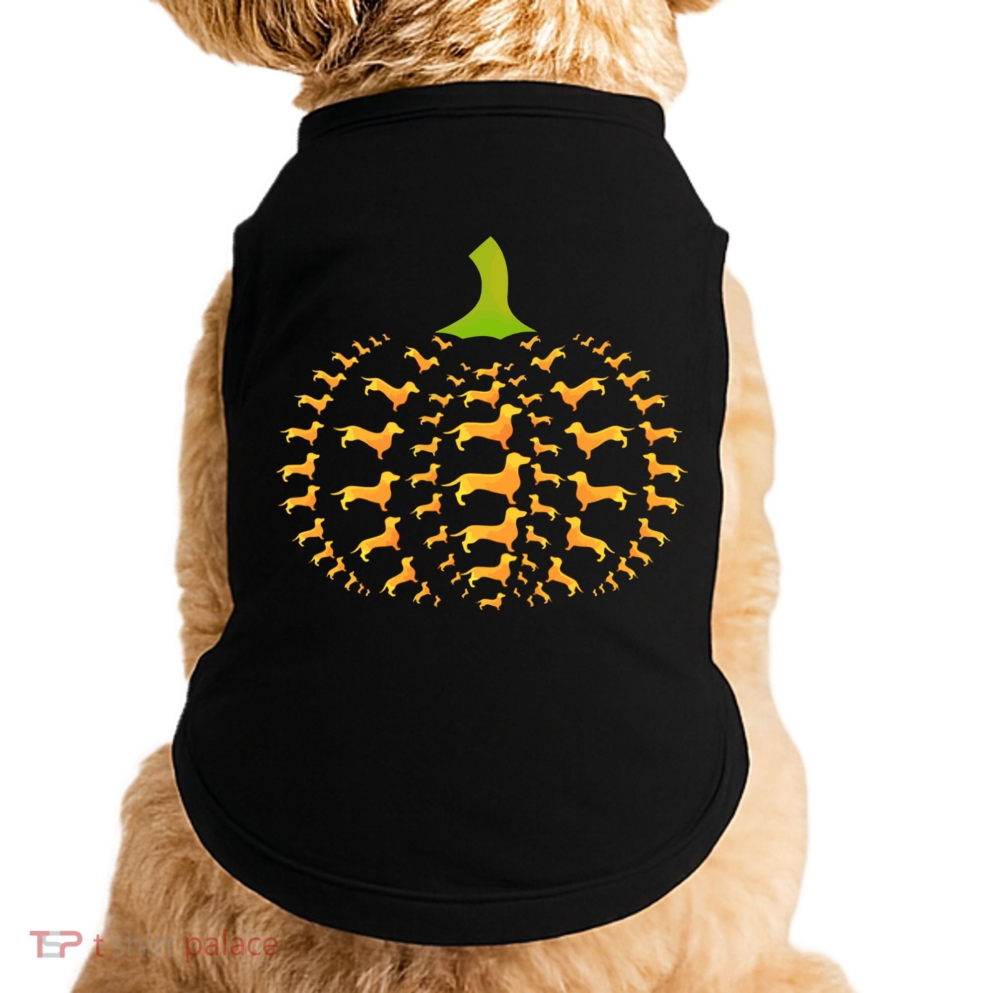 Dachshund Halloween Pumpkin Apple Animals Vegetables Friend Dog Doggie Tank