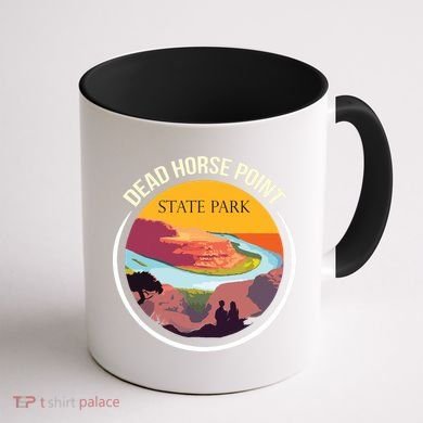 Dead Horse Point Utah State Park Souvenir Canyon River Coffee Mug back