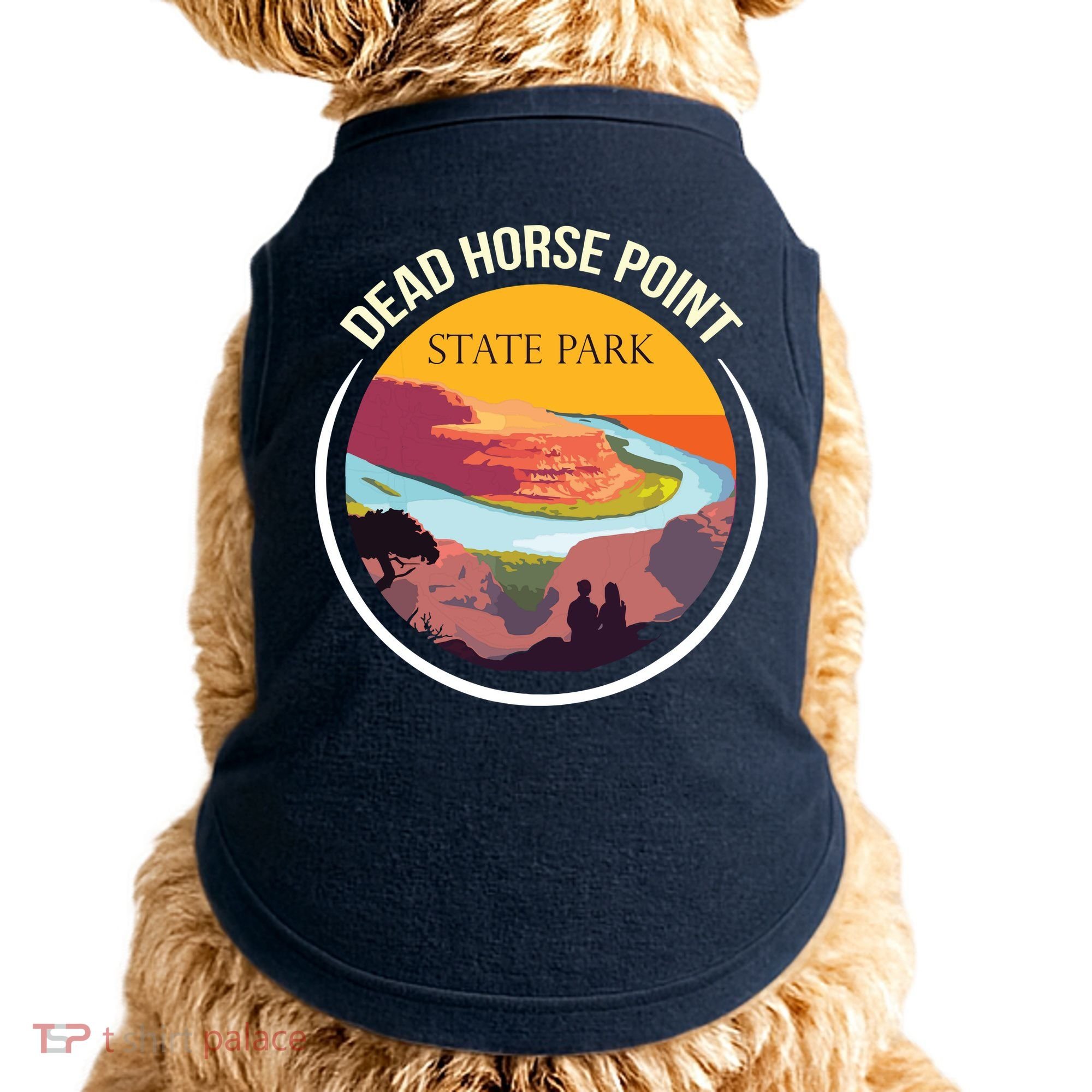 Dead Horse Point Utah State Park Souvenir Canyon River Doggie Tank