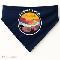 Dead Horse Point Utah State Park Souvenir Canyon River USA-Made Doggie Bandana thumb 0