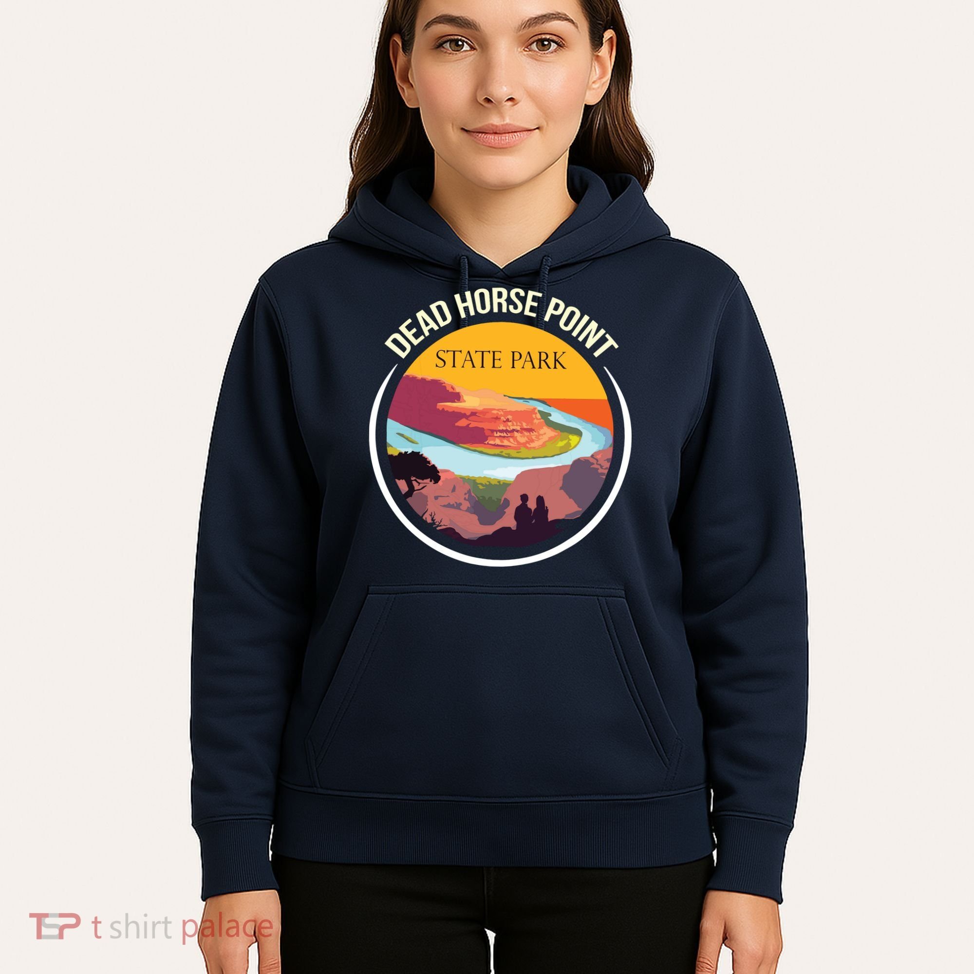 Dead Horse Point Utah State Park Souvenir Canyon River Hoodie
