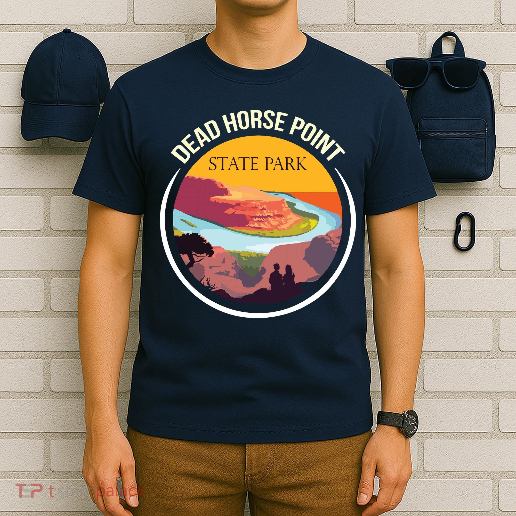 Dead Horse Point Utah State Park Souvenir Canyon River T-Shirt