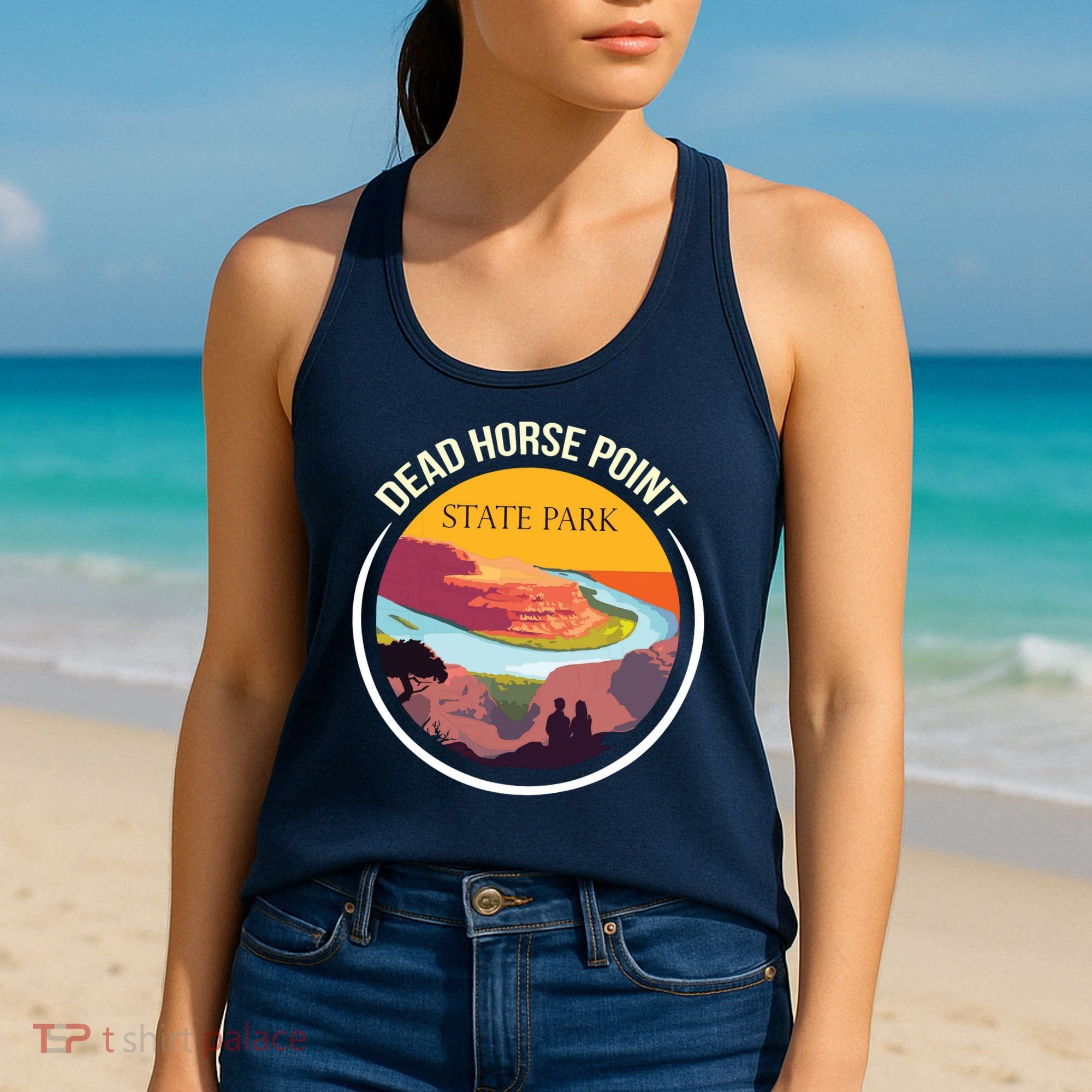 Dead Horse Point Utah State Park Souvenir Canyon River Women's Tank Top