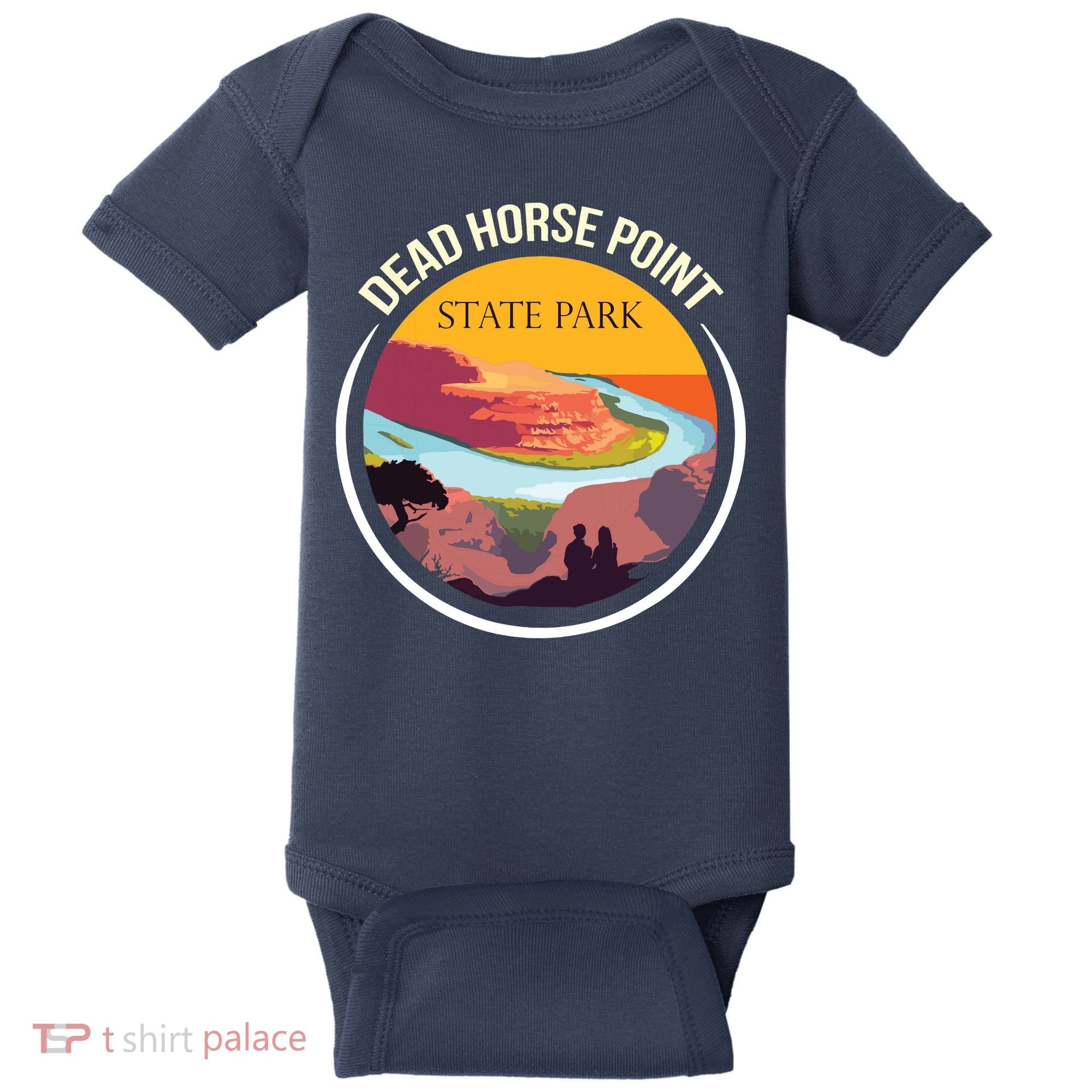 Dead Horse Point Utah State Park Souvenir Canyon River Baby Bodysuit