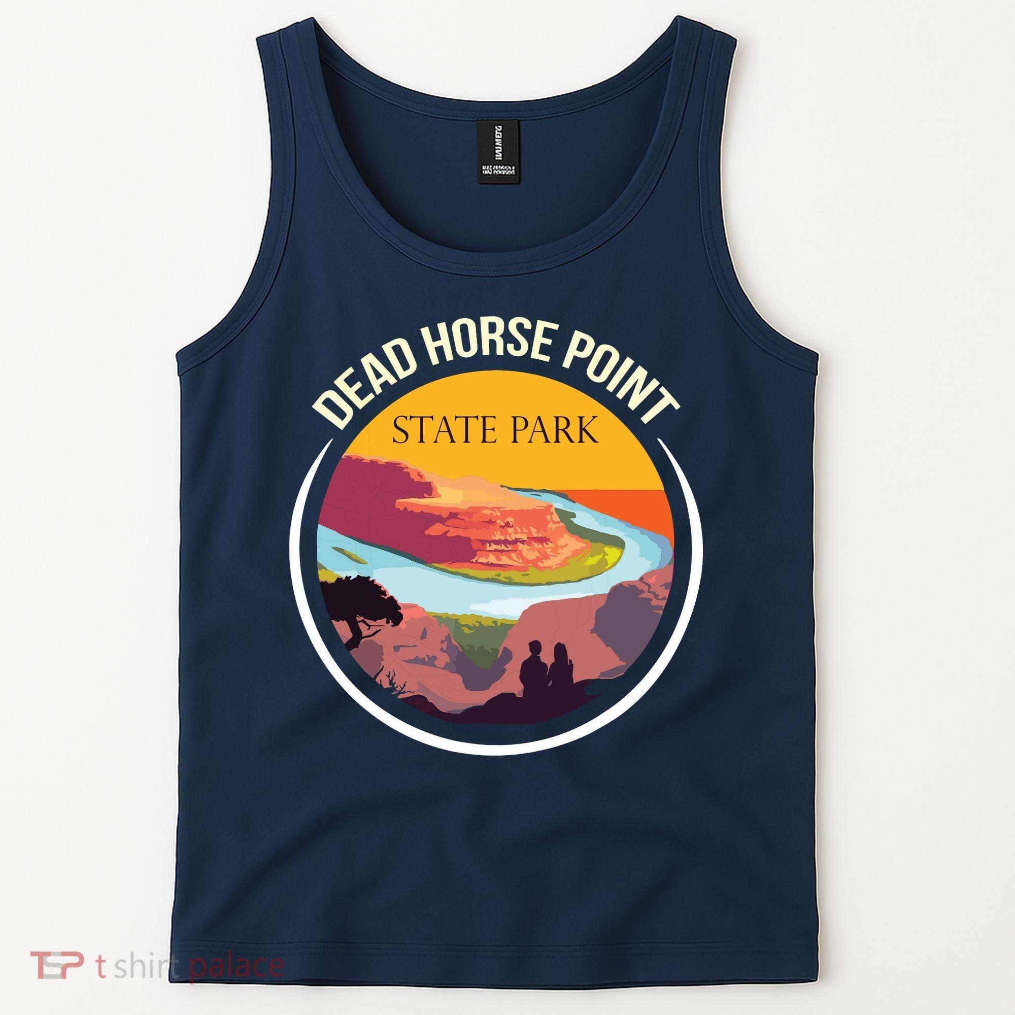 Dead Horse Point Utah State Park Souvenir Canyon River Tank Top