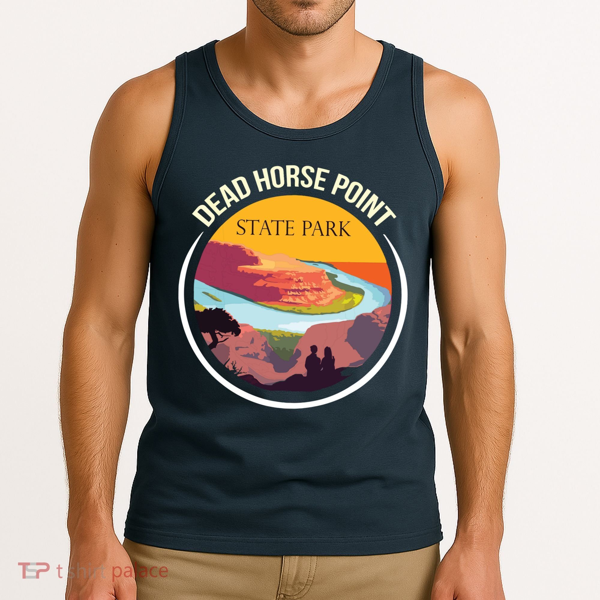 Dead Horse Point Utah State Park Souvenir Canyon River Tank Top