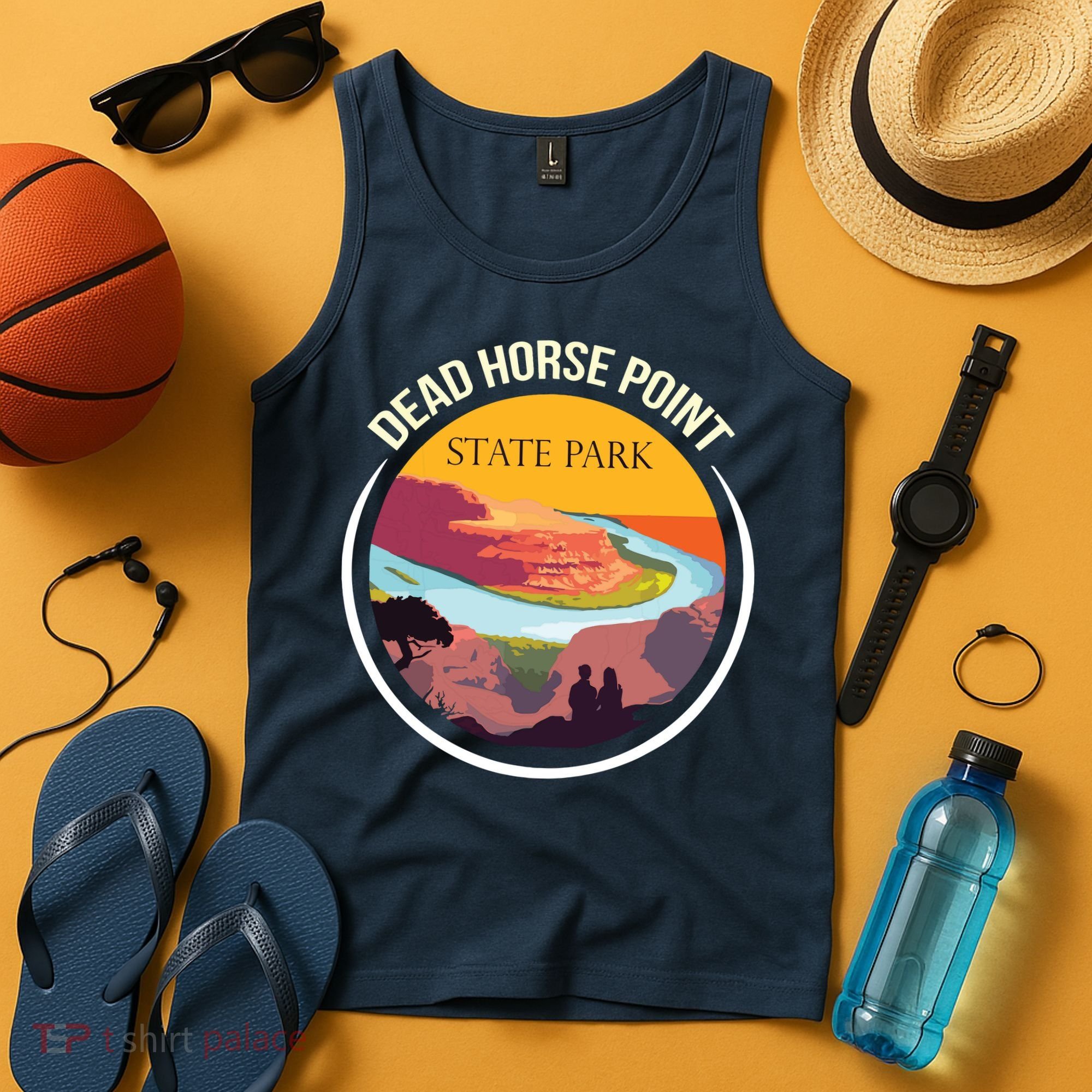 Dead Horse Point Utah State Park Souvenir Canyon River Tank Top