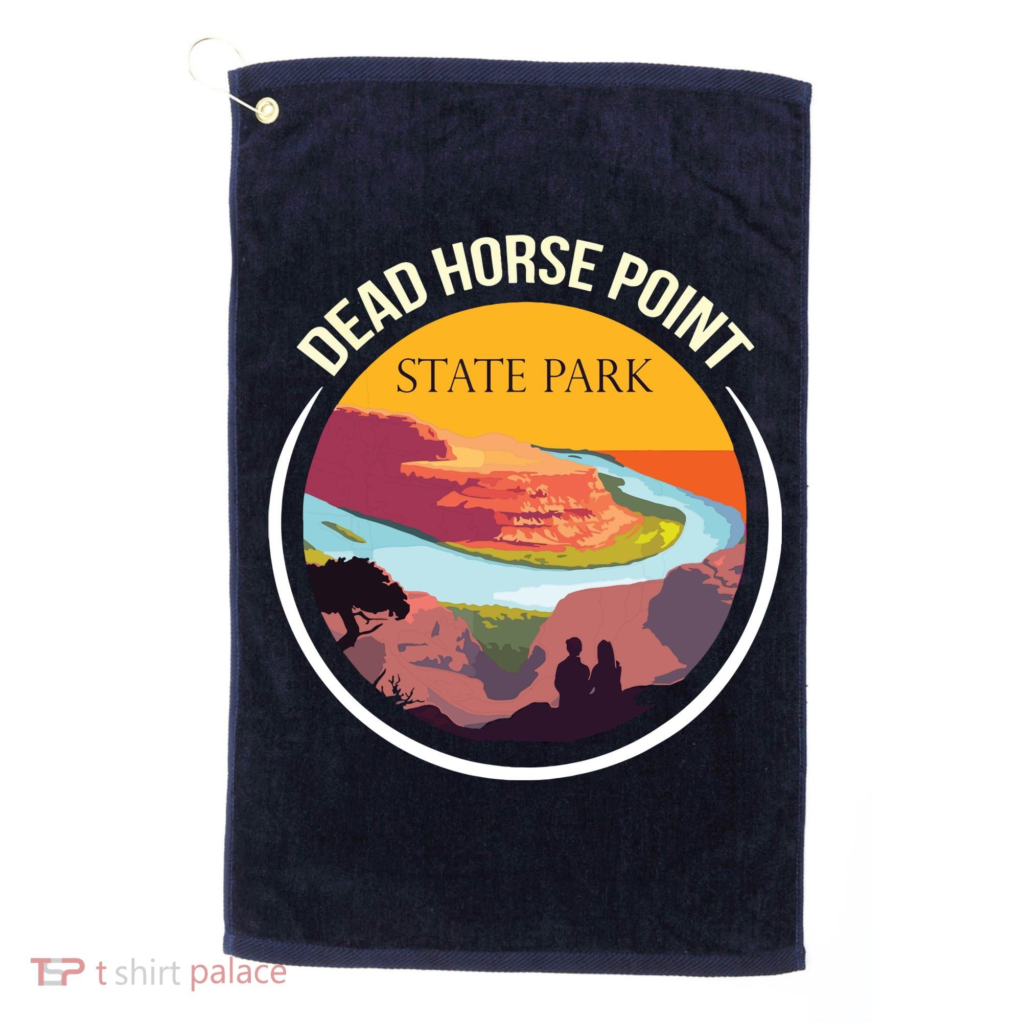 Dead Horse Point Utah State Park Souvenir Canyon River Golf Towel