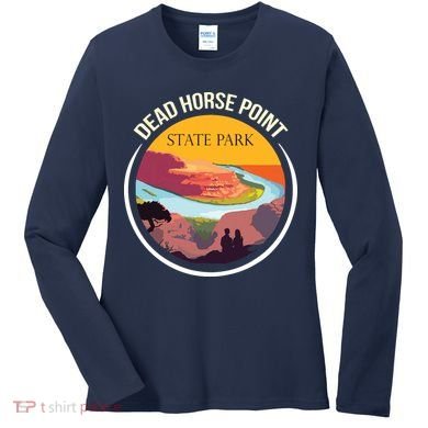 Dead Horse Point Utah State Park Souvenir Canyon River Women's Long Sleeve Shirt