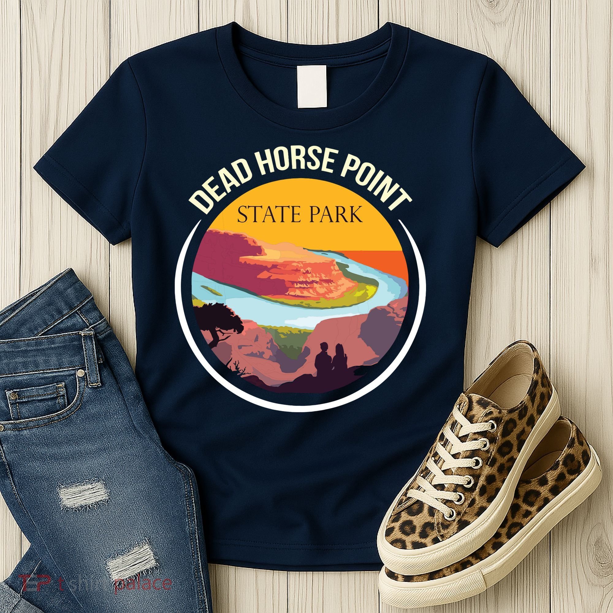 Dead Horse Point Utah State Park Souvenir Canyon River Women's T-Shirt