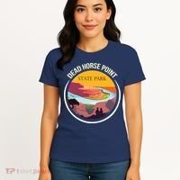 Dead Horse Point Utah State Park Souvenir Canyon River Women's T-Shirt thumb 4