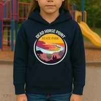 Dead Horse Point Utah State Park Souvenir Canyon River Kids Hoodie thumb 3