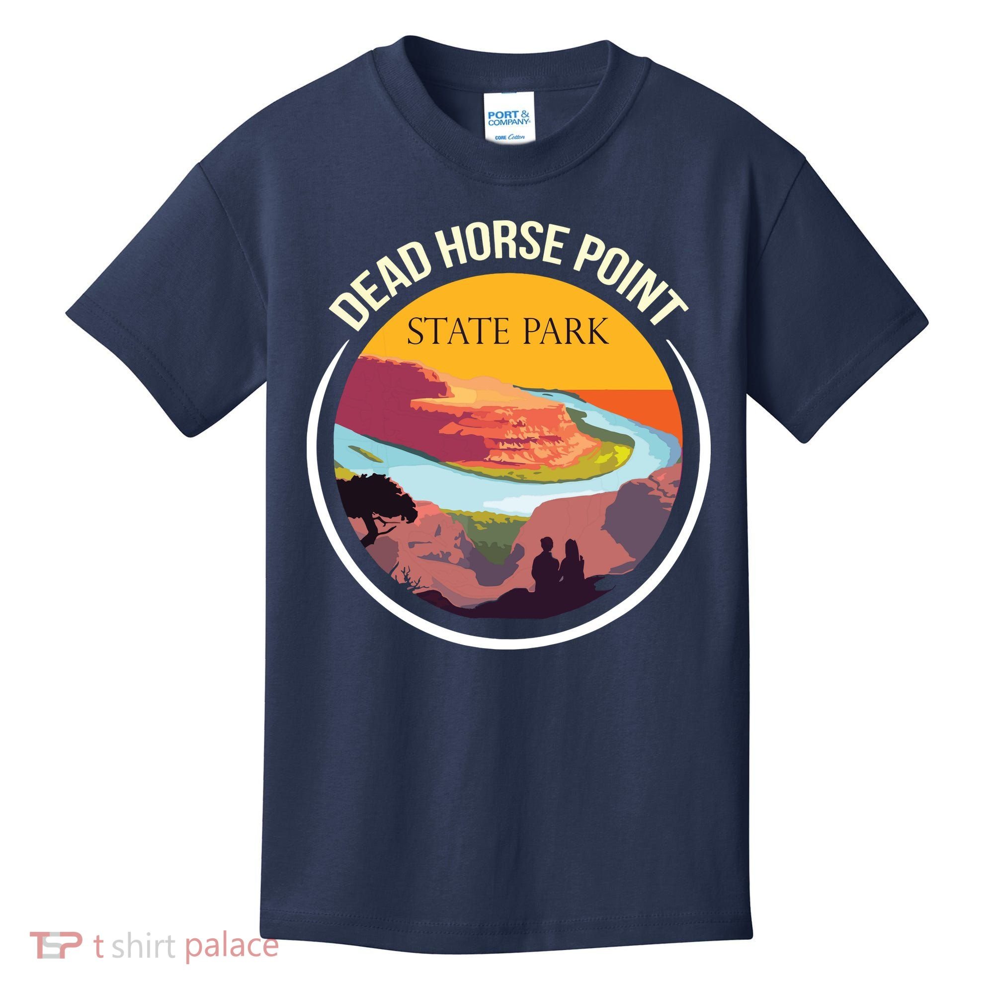 Dead Horse Point Utah State Park Souvenir Canyon River Kids T-Shirt