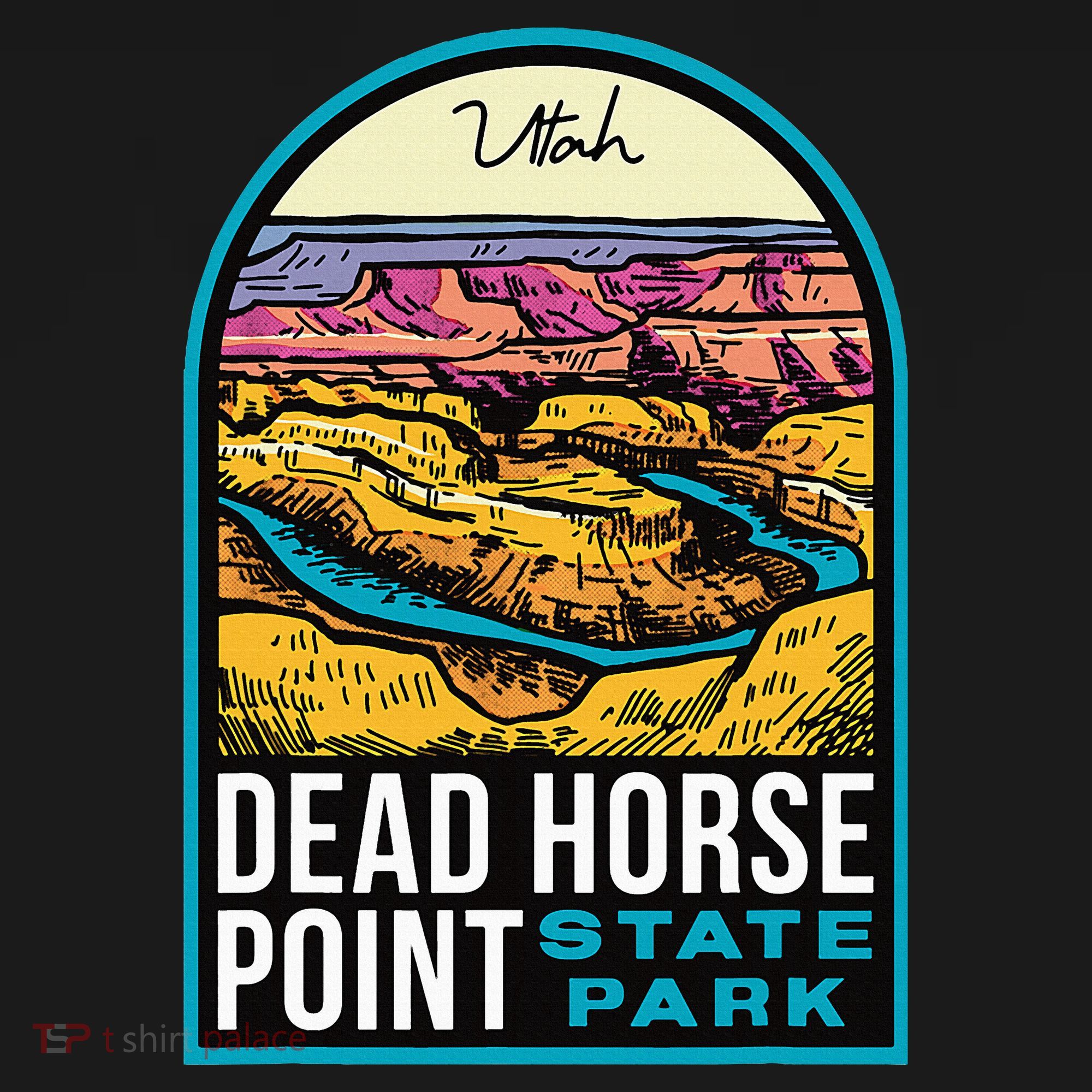 Dead Horse Point State Park Utah Vintage T-Shirt