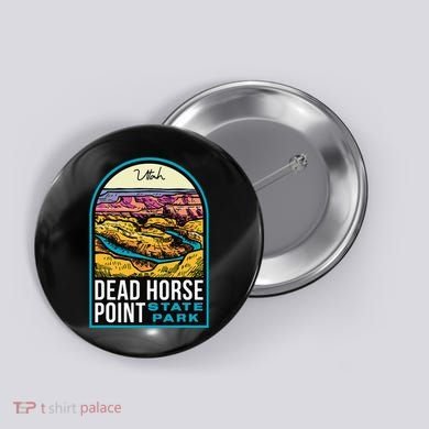 Dead Horse Point State Park Utah Vintage Button