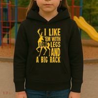 Deer Hunting Quote Gift For Hunters Kids Hoodie thumb 3