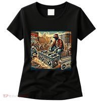 Dj Hiphop Retro Music Block Bronx Party Women's T-Shirt thumb 0