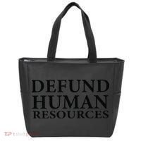 Defund Human Resources Tote Bag thumb 0