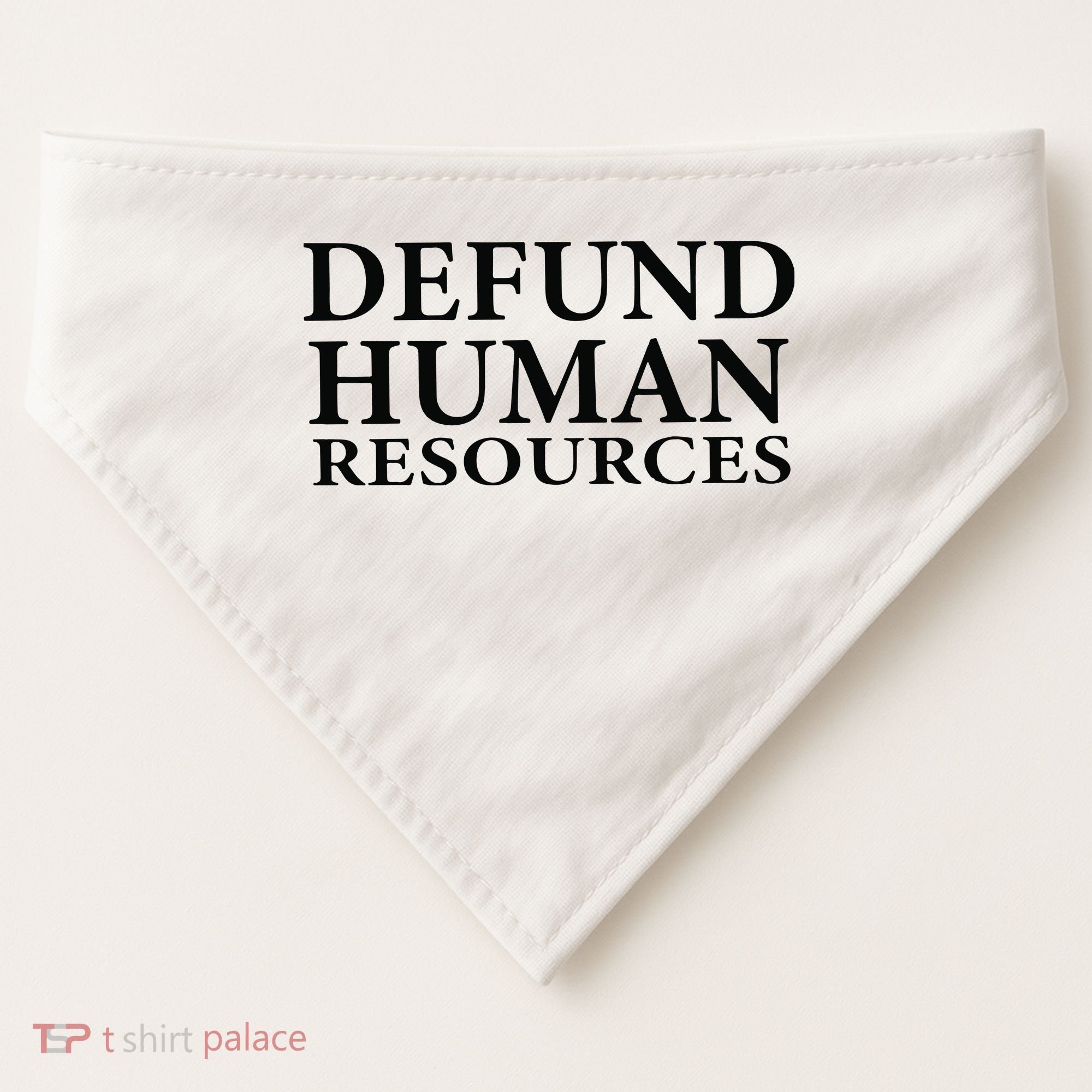 Defund Human Resources USA-Made Doggie Bandana