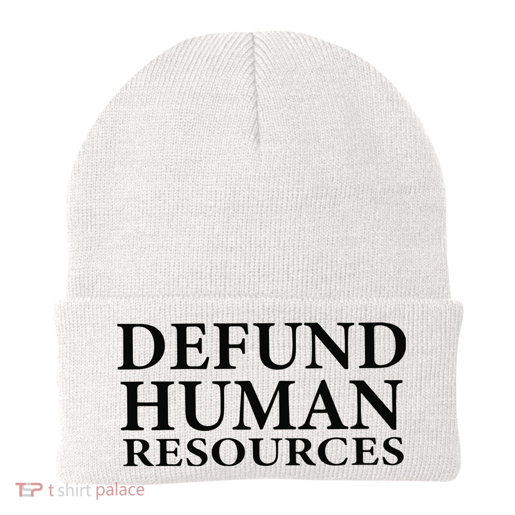 Defund Human Resources Beanie
