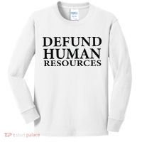 Defund Human Resources Kids Long Sleeve Shirt thumb 0