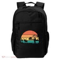 Deer Hunting Retro Sunset Nature Backpack thumb 0