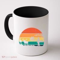 Deer Hunting Retro Sunset Nature Coffee Mug thumb 0