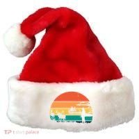 Deer Hunting Retro Sunset Nature Santa Hat thumb 0