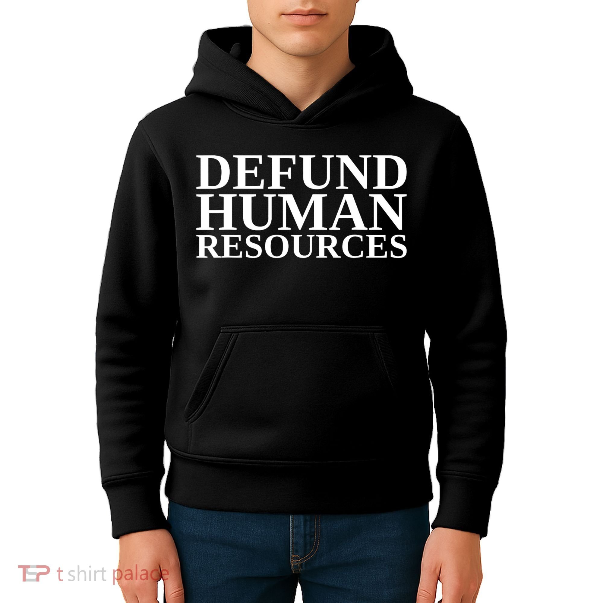 Defund Human Resources Funny Kids Hoodie