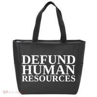 Defund Human Resources Funny Tote Bag thumb 0