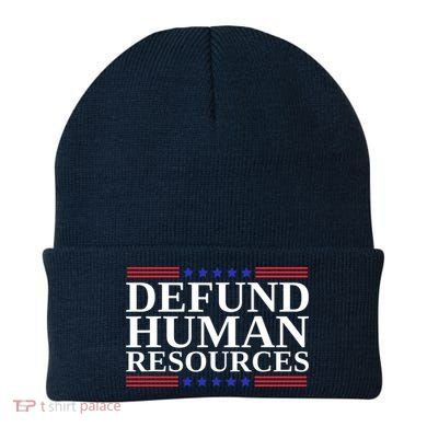 Defund Human Resources Funny Beanie