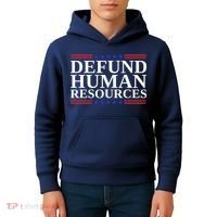 Defund Human Resources Funny Kids Hoodie thumb 4
