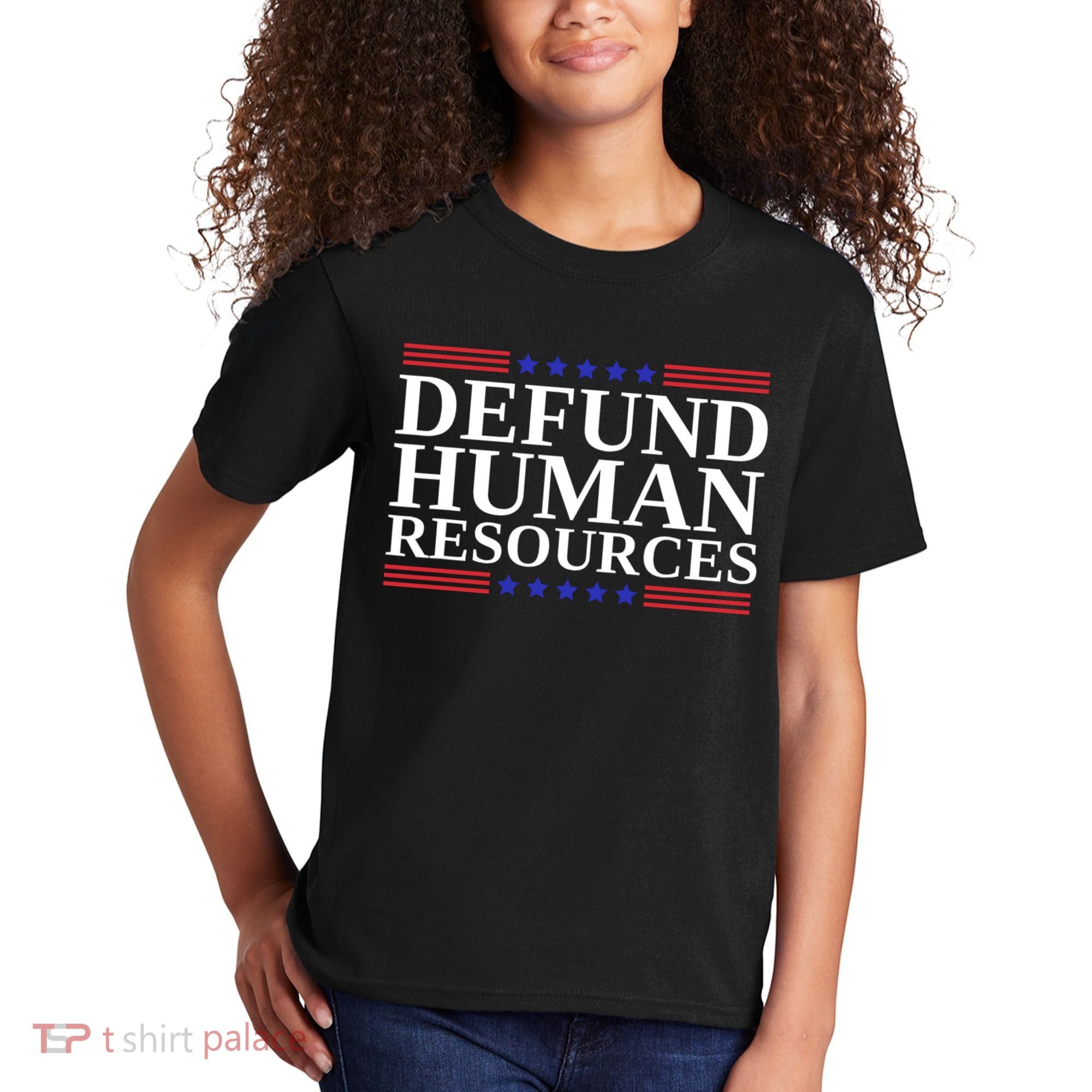 Defund Human Resources Funny Kids T-Shirt