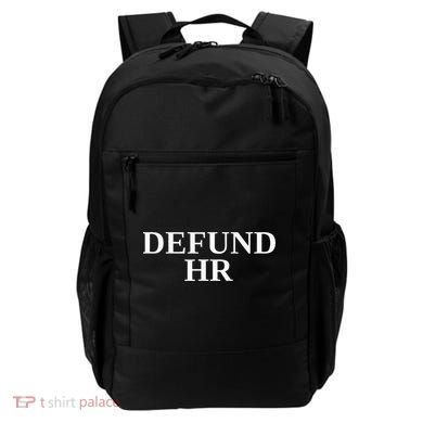 Defund Human Resources Backpack