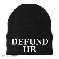 Defund Human Resources Beanie thumb 0