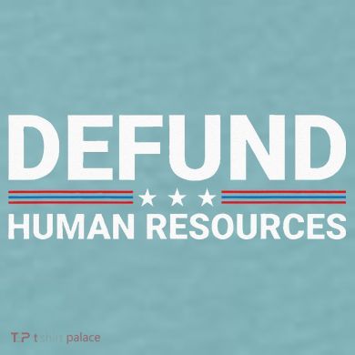 Defund Human Resources Sueded Cloud Jersey T-Shirt