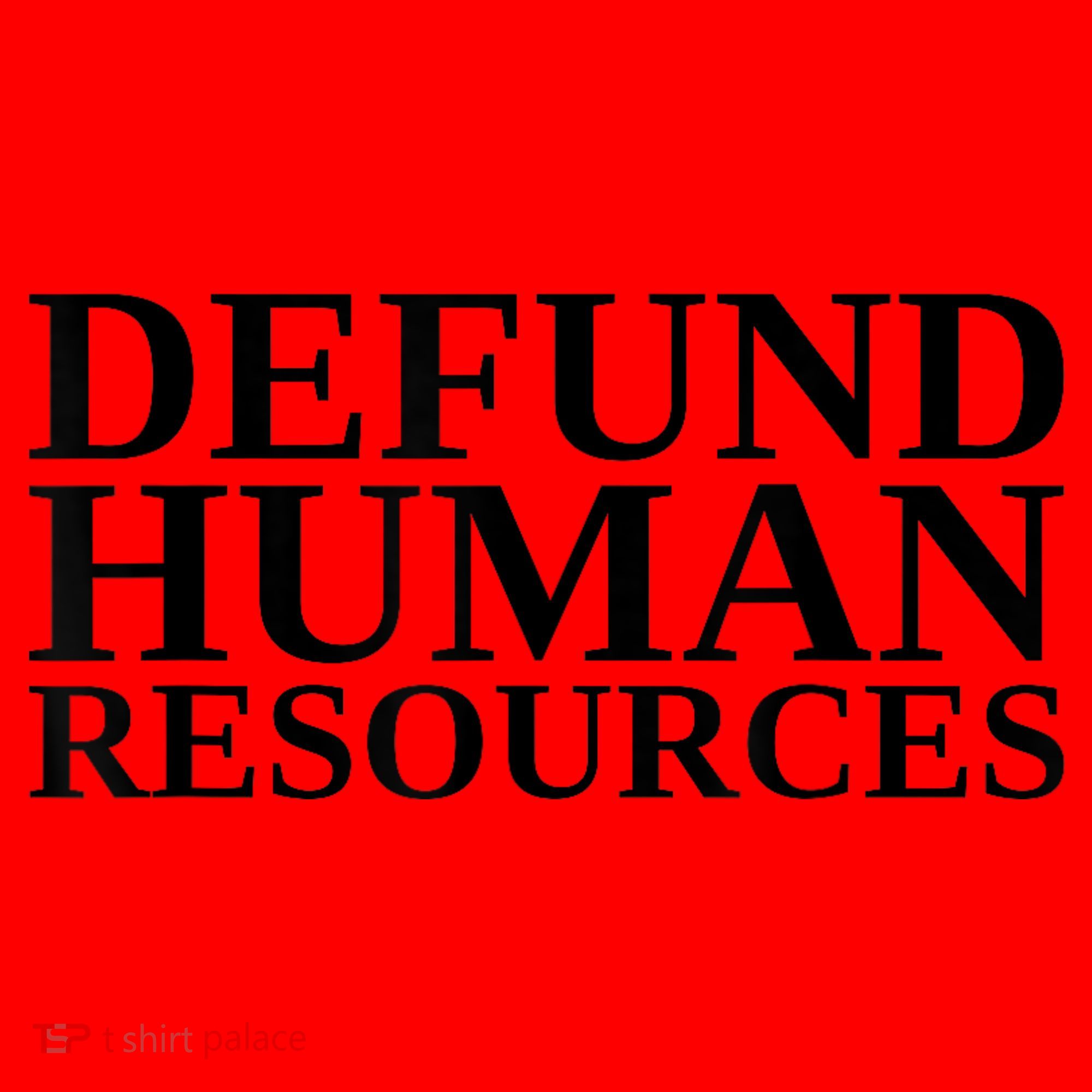 Defund Human Resources Funny Santa Hat